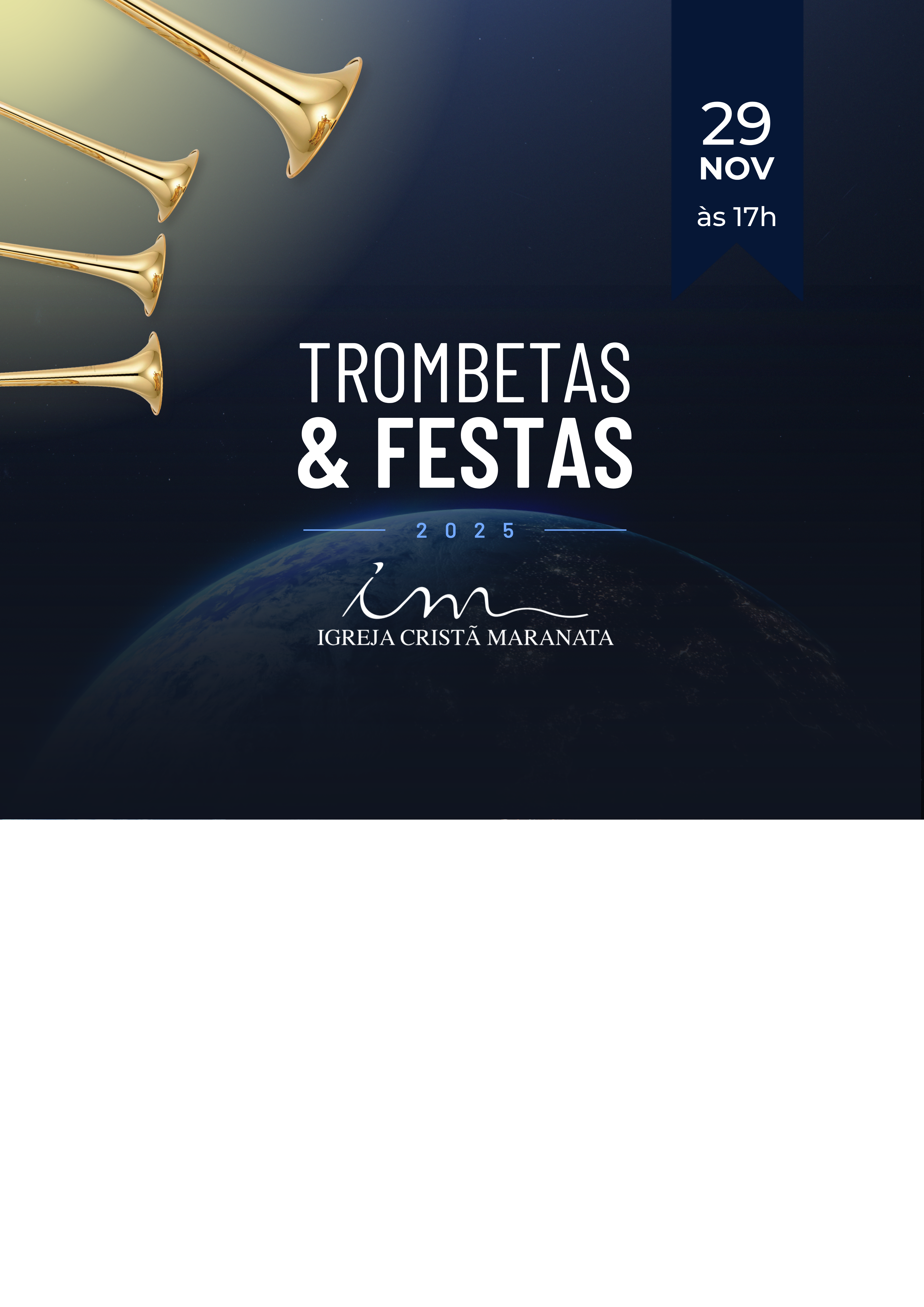 Convite Trombetas e Festas 2025